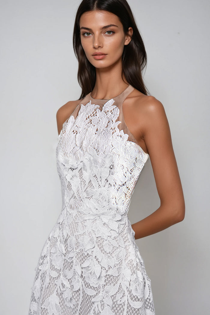 Bodie Lace Floral Maxi Dress
