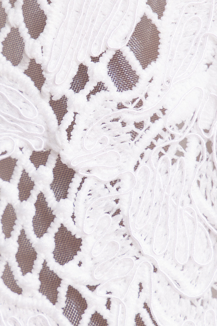 Bodie Lace Floral Maxi Dress