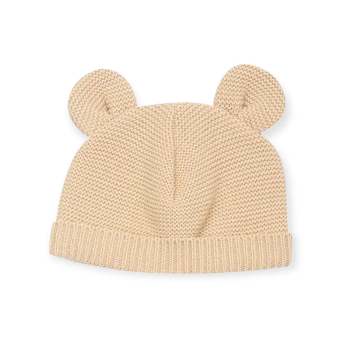 Bonnet de naissance | Maille Sable