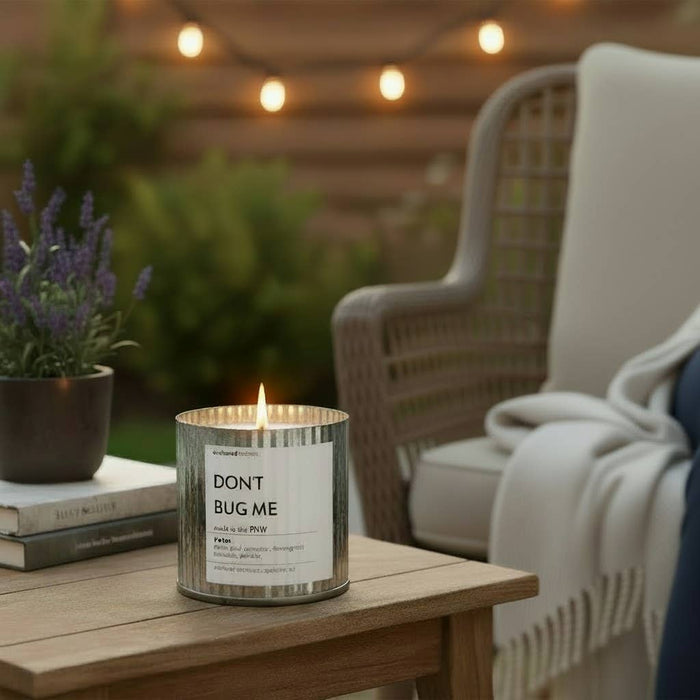 Bookworm Rustic Wood Wick Candle