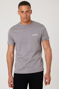 Boston Street Regular Fit Cotton T-Shirt - Dark Grey