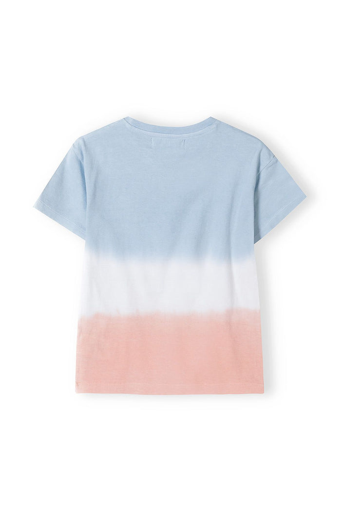 Short Sleeve T-Shirt, Dip Dye Blue Coral, Epic Days - 3