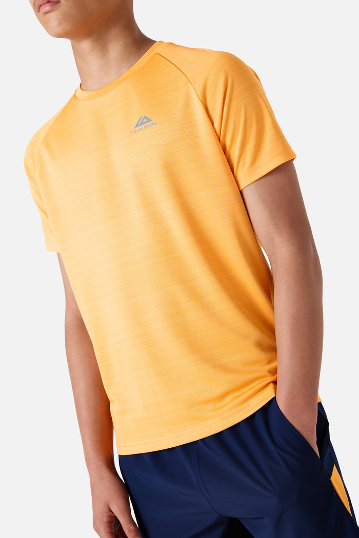 Boys Cloud 2.0 Tee - Orange Glow