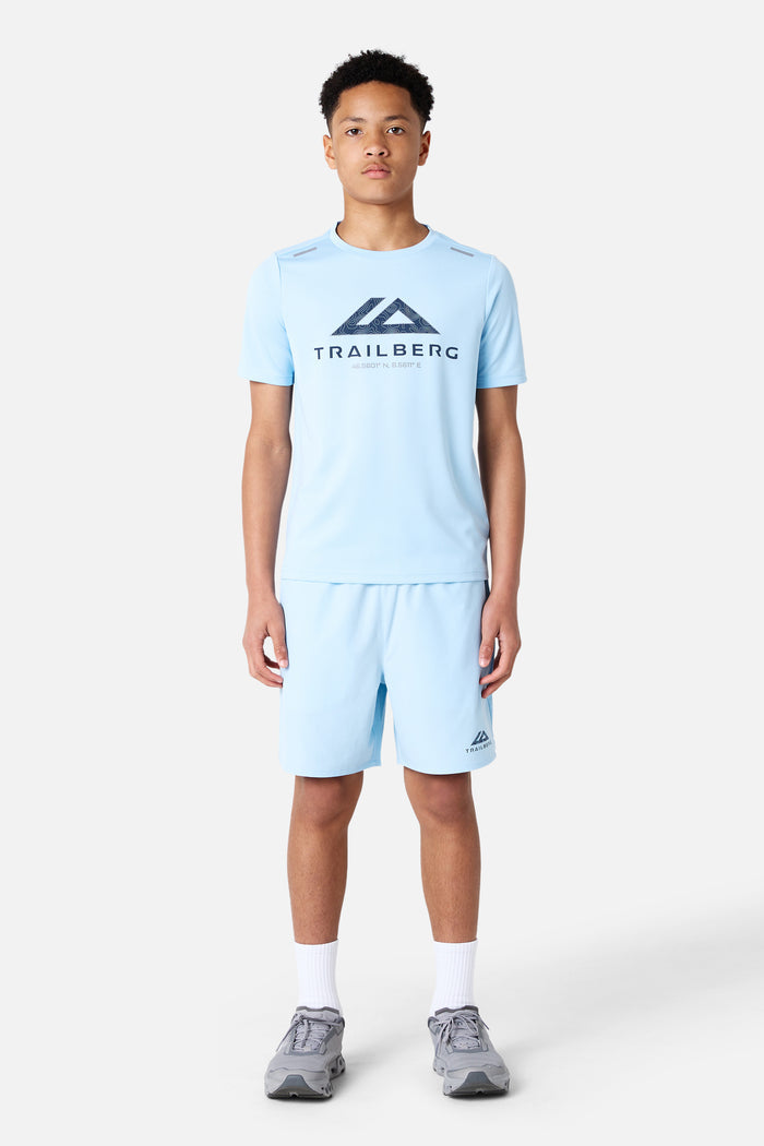 Boys Flex Tee - Dove Blue