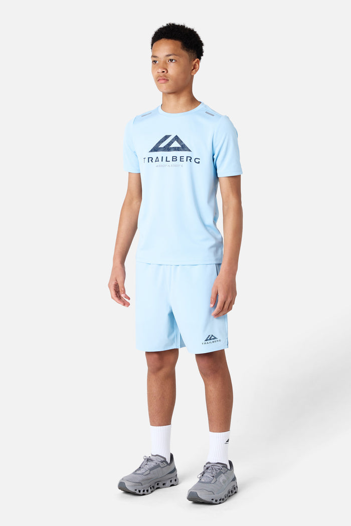 Boys Flex Tee - Dove Blue