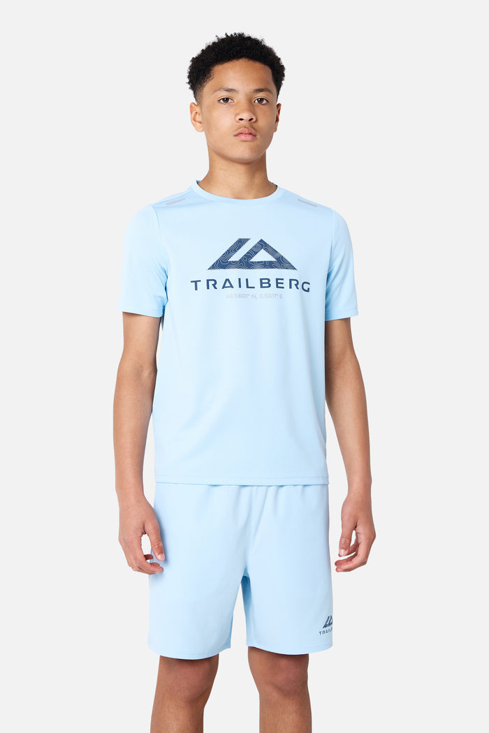 Boys Flex Tee - Dove Blue