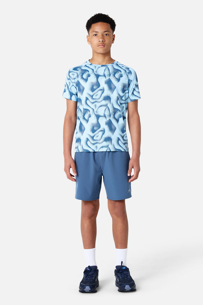 Boys Kinetic Tee - Breeze/Dove Blue