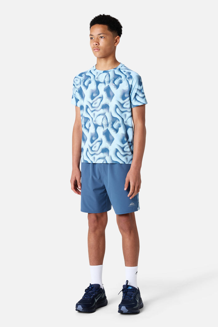 Boys Kinetic Tee - Breeze/Dove Blue