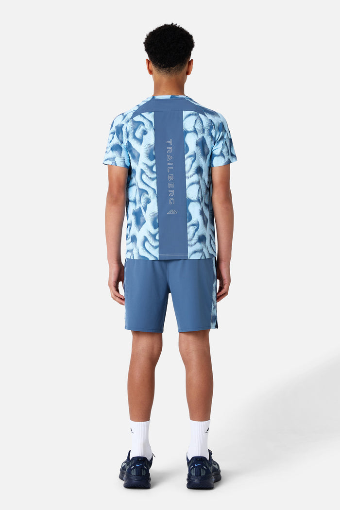 Boys Kinetic Tee - Breeze/Dove Blue