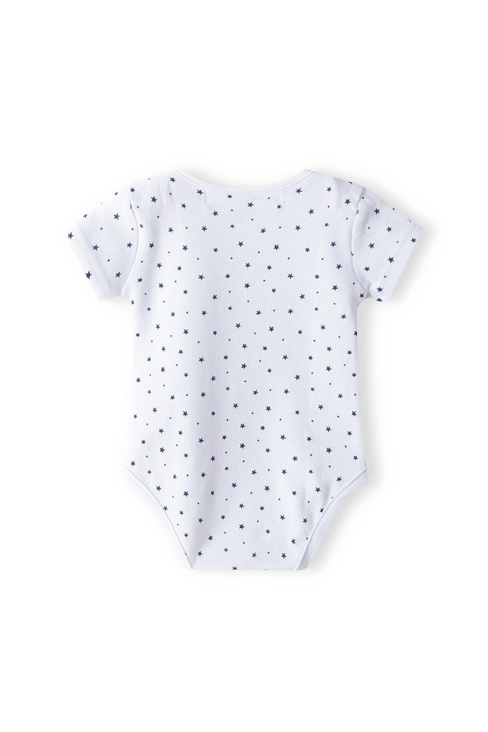 Short Sleeve Bodysuits 7-Pack, Stars, Navy White - 5