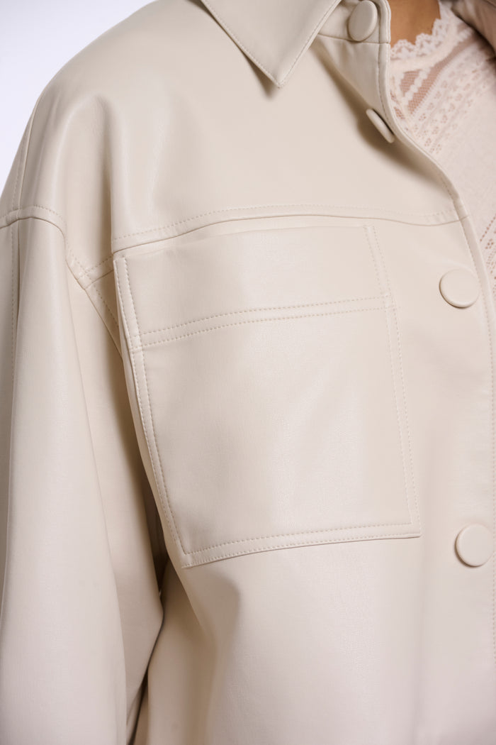 Bree Boxy Jacket Birch
