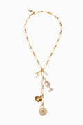 Brinker+Eliza Shell Beach Y Necklace