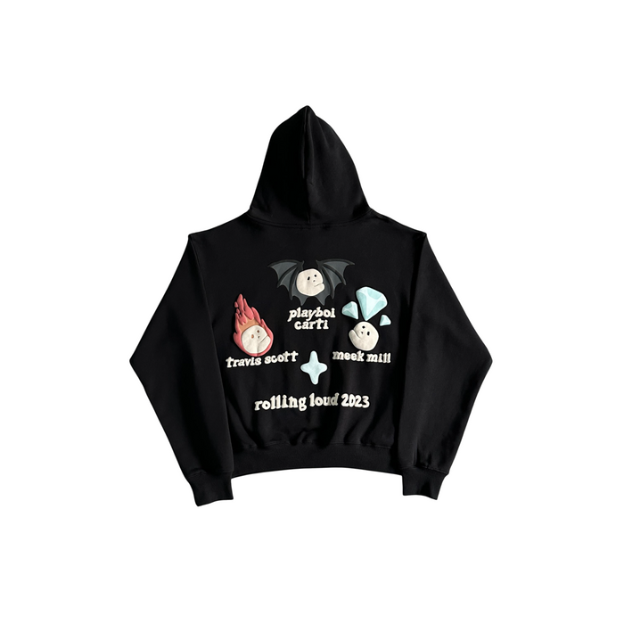 Broken Planet Rolling Lound Hoodie Black