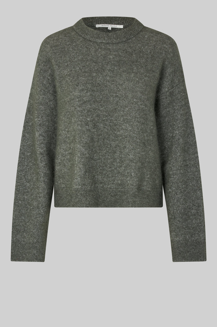 Brook Knit Drop Shoulder O-Neck