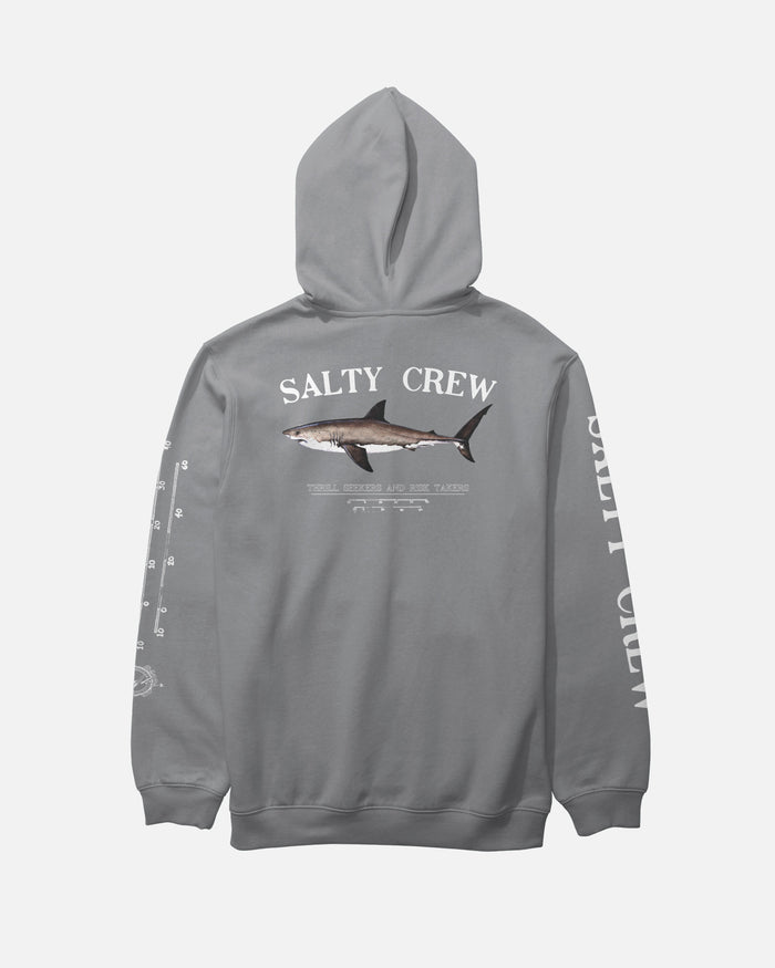 Bruce Hood Fleece - Shark Skin