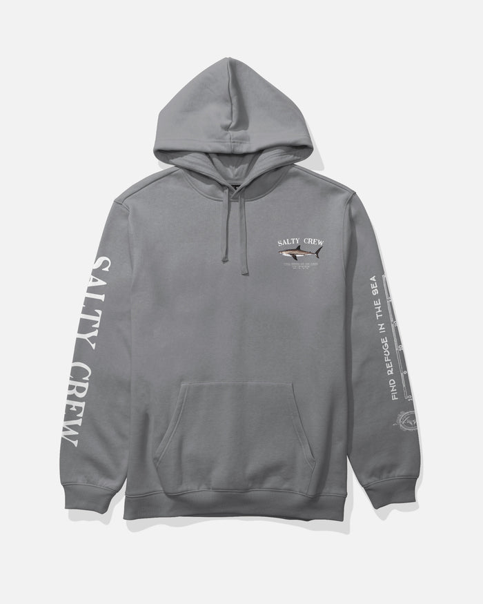 Bruce Hood Fleece - Shark Skin