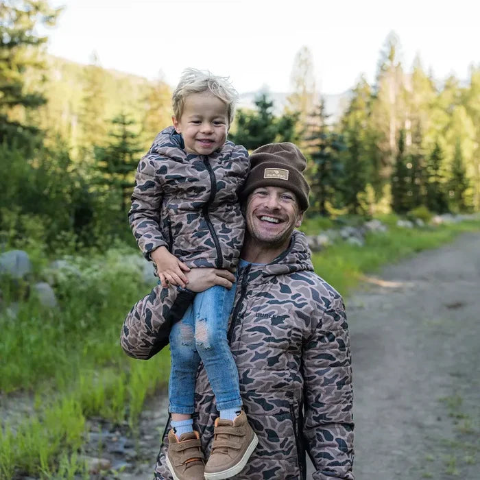 Burlebo Kids Puffer Jacket - Gauge Camo