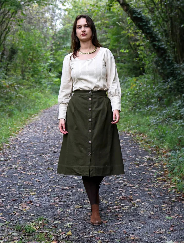 Celtic Fusion Design, Irish-designed folklore-inspired clothing created with a focus on sustainability, natural textures, and