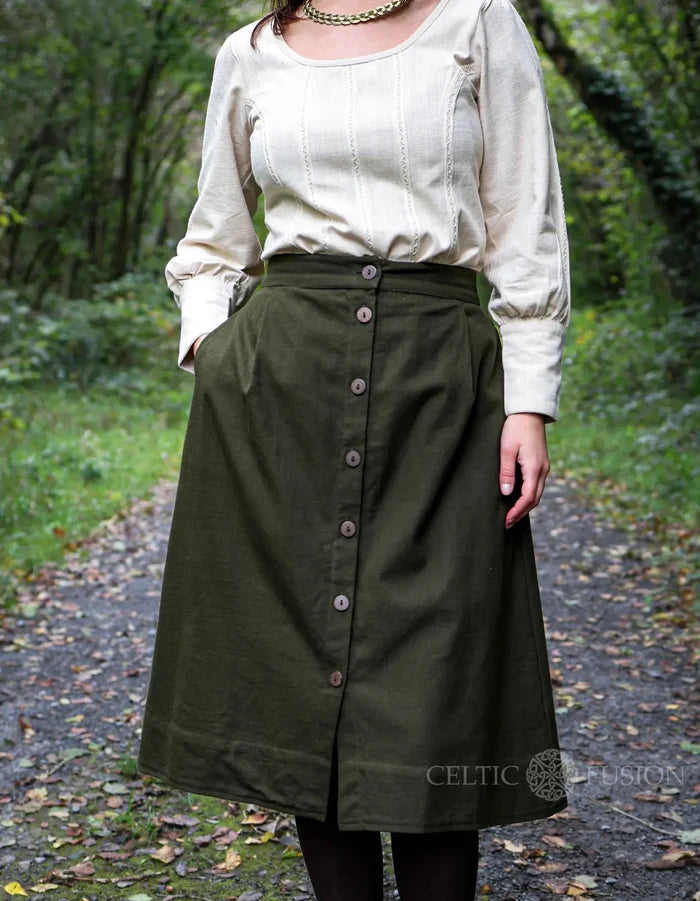 Celtic Fusion Design, Irish-designed folklore-inspired clothing created with a focus on sustainability, natural textures, and