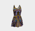 Candyland Fitted Flare Dress