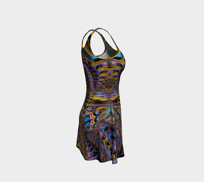 Candyland Fitted Flare Dress
