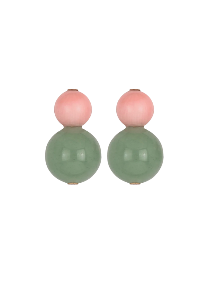 Cara Earrings - Aventurine Multi
