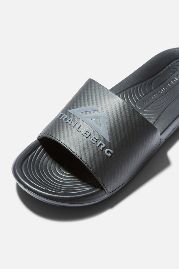 Carbon Slide - Black/Volcano Grey