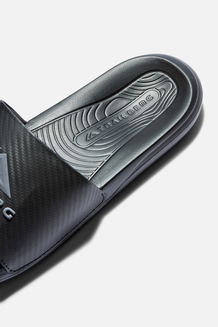 Carbon Slide - Black/Volcano Grey