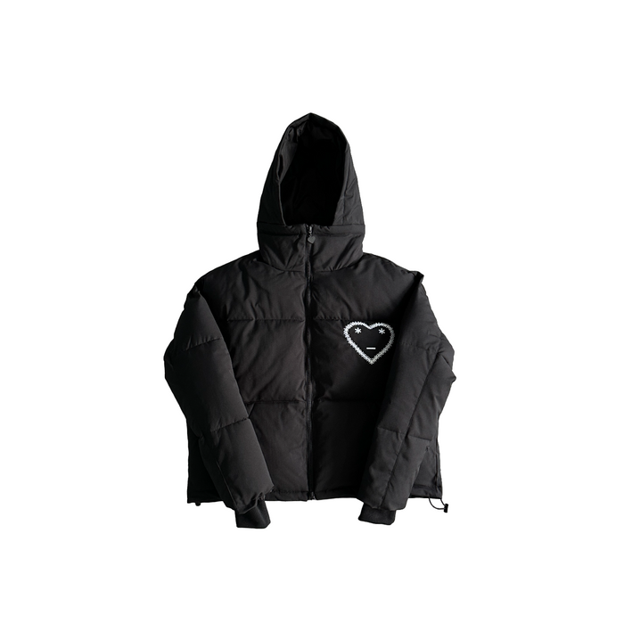 Carsicko Logo Puffer Down Jacket Black