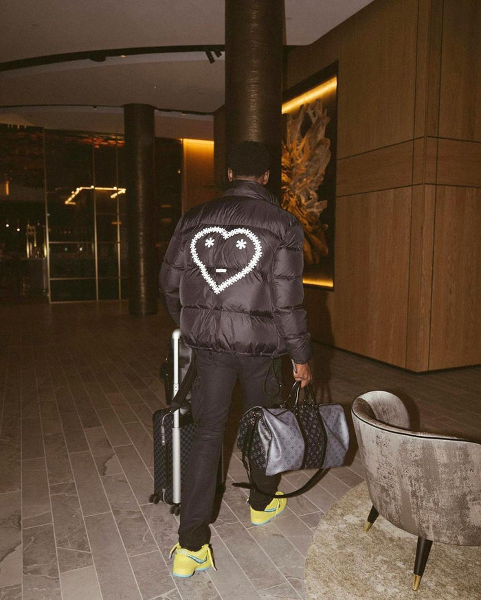 Carsicko Logo Puffer Jacket Black