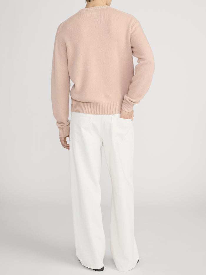 Sweater On Model Back
