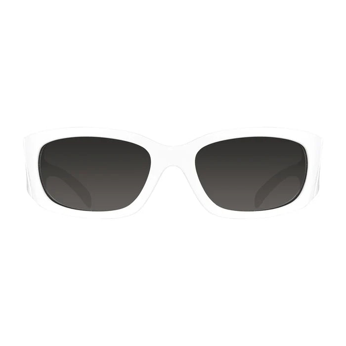 Cassette Napster Sunglasses White / Smoke Lens Pure Boardshop