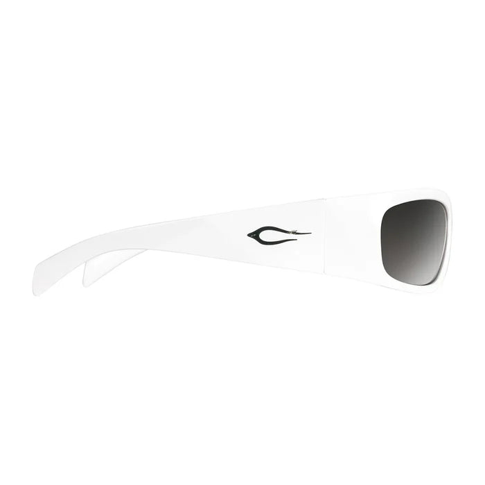 Cassette Napster Sunglasses White / Smoke Lens Pure Boardshop