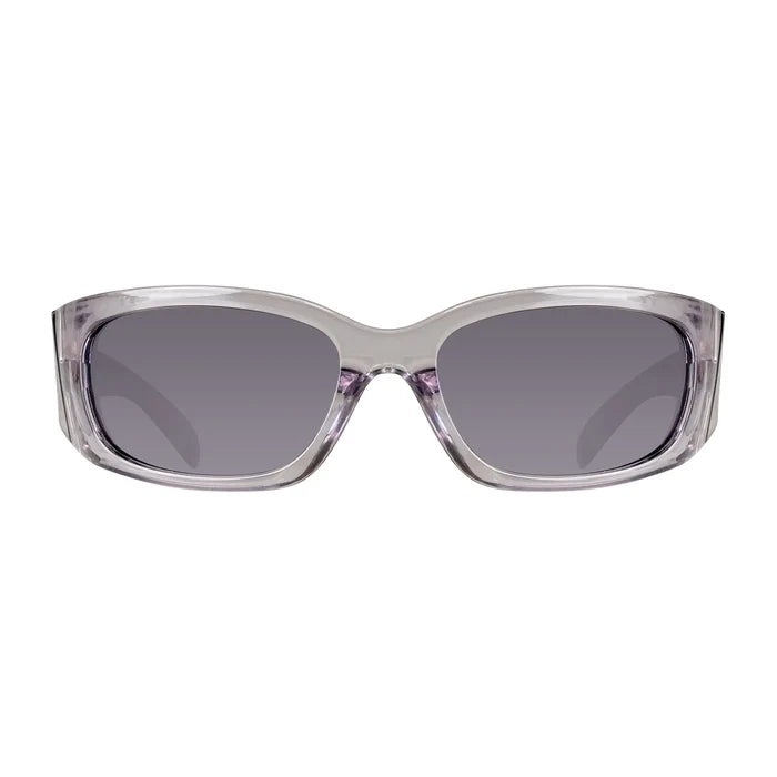 Cassette Napster Sunglasses Translucent Gray / Smoke Lens Pure Boardshop