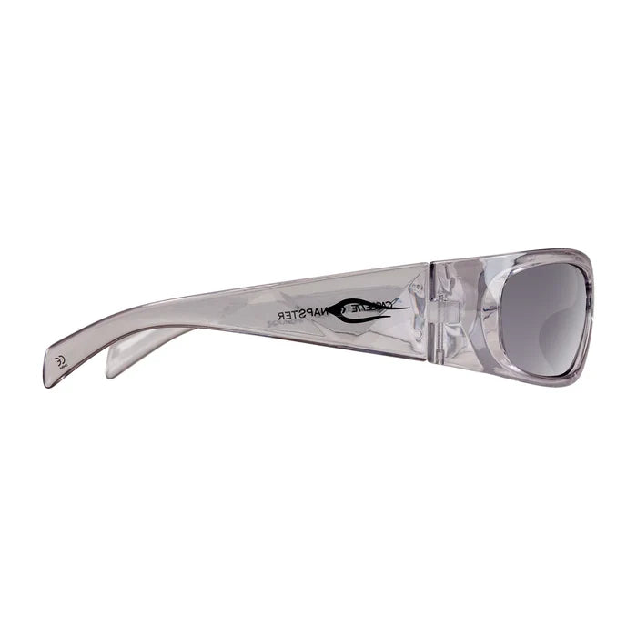 Cassette Napster Sunglasses Translucent Gray / Smoke Lens Pure Boardshop