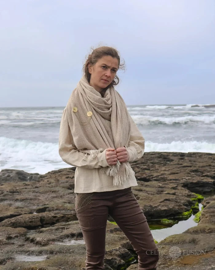 Celtic Fusion Design, Irish-designed folklore-inspired clothing created with a focus on sustainability, natural textures, and