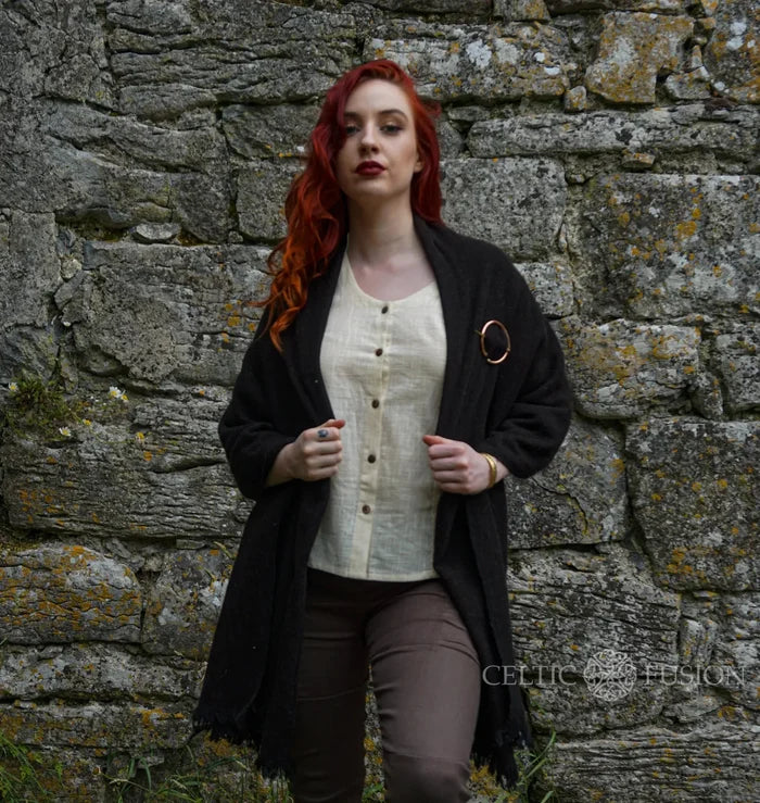 Celtic Fusion Design, Irish-designed folklore-inspired clothing created with a focus on sustainability, natural textures, and