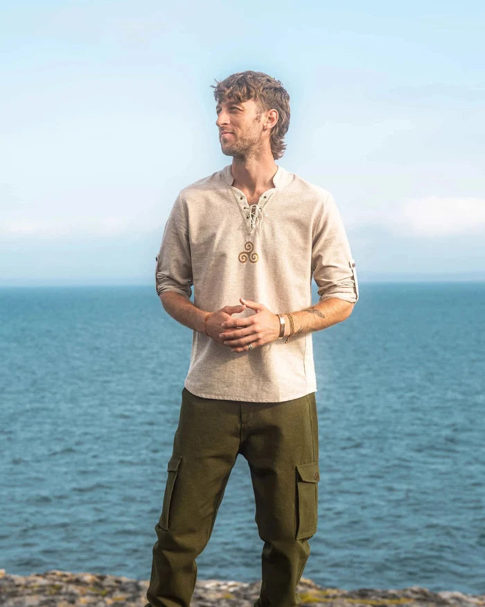 Celtic Fusion Design, Irish-designed folklore-inspired clothing created with a focus on sustainability, natural textures, and