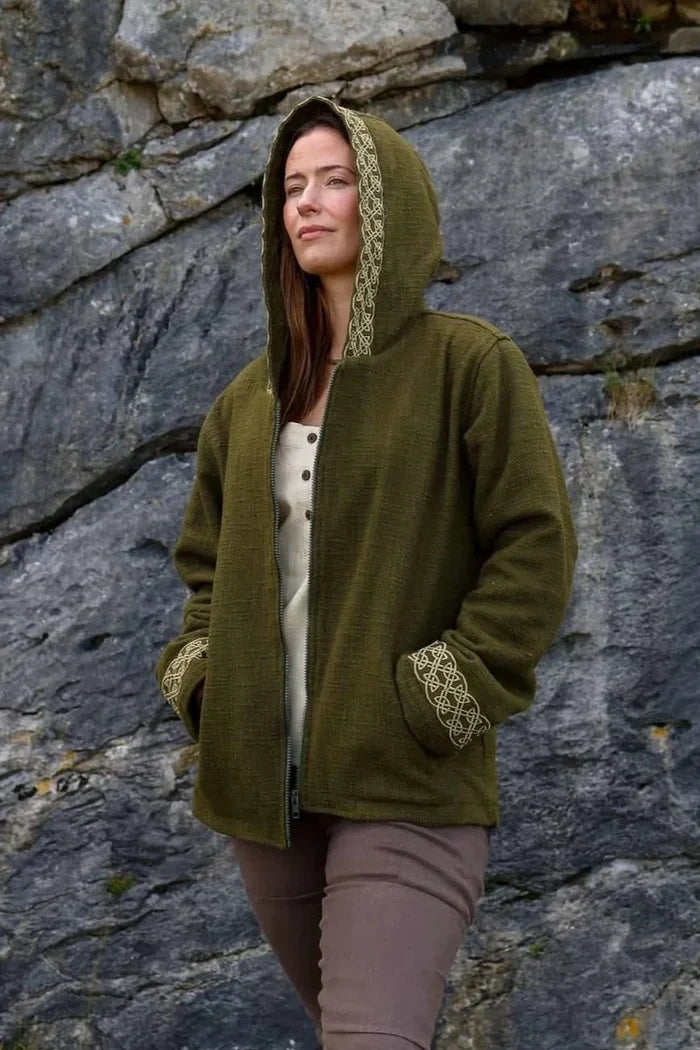 Celtic Fusion Design, Irish-designed folklore-inspired clothing created with a focus on sustainability, natural textures, and
