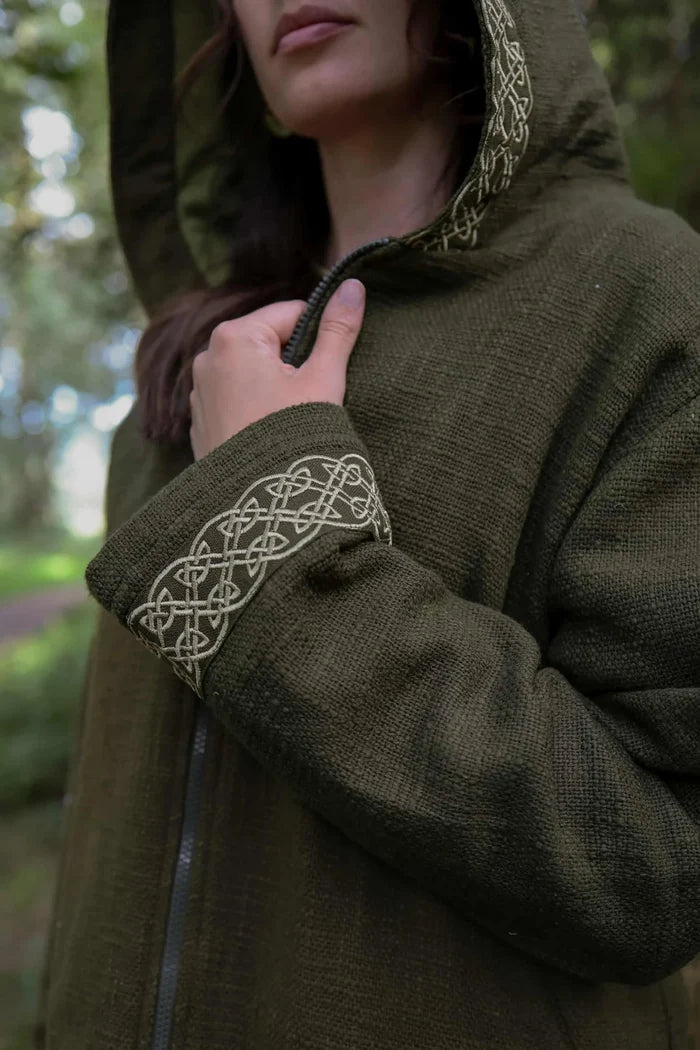 Celtic Fusion Design, Irish-designed folklore-inspired clothing created with a focus on sustainability, natural textures, and