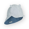 Chapeau | Rayures bleues