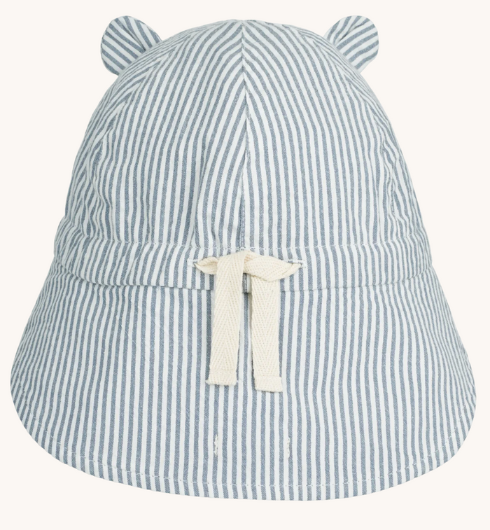 Chapeau | Rayures bleues