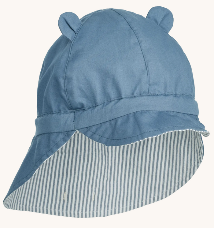 Chapeau | Rayures bleues