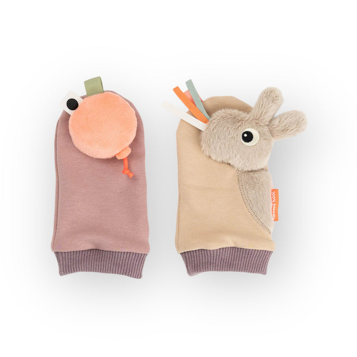 Chaussettes hochet | Rose