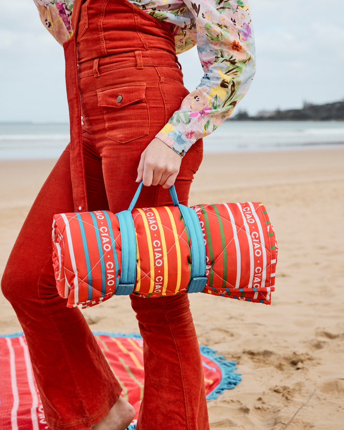 Ciao Stripe Picnic Mat