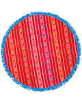 Ciao Stripe Terry Round Beach Towel