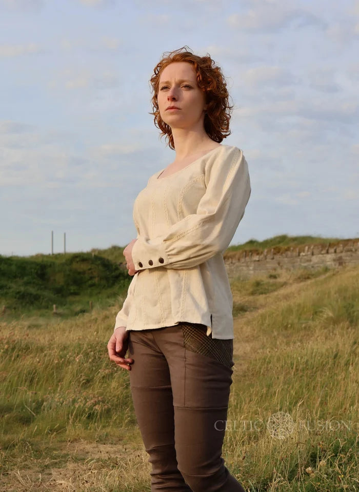 Celtic Fusion Design, Irish-designed folklore-inspired clothing created with a focus on sustainability, natural textures, and