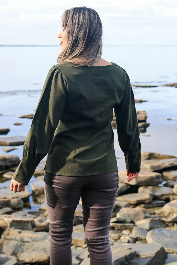 Celtic Fusion Design, Irish-designed folklore-inspired clothing created with a focus on sustainability, natural textures, and