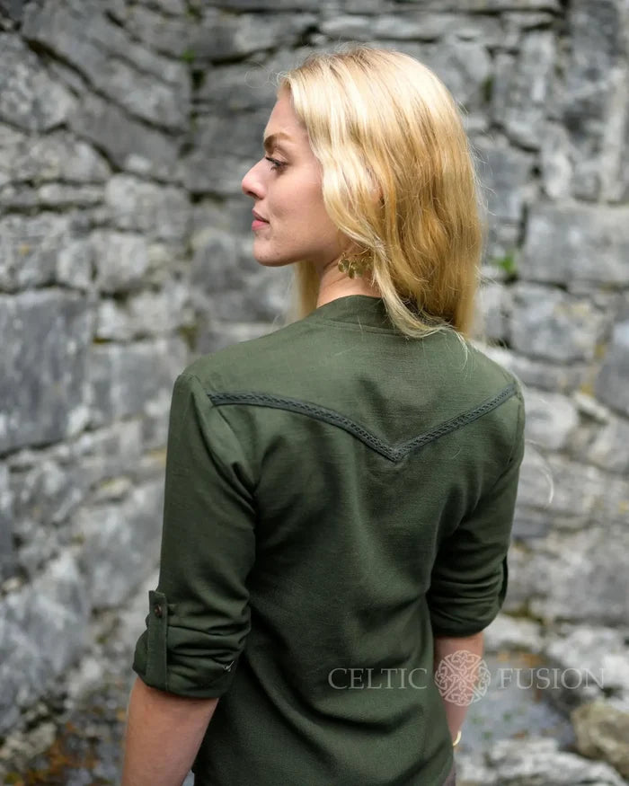 Celtic Fusion Design, Irish-designed folklore-inspired clothing created with a focus on sustainability, natural textures, and