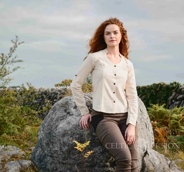 Celtic Fusion Design, Irish-designed folklore-inspired clothing created with a focus on sustainability, natural textures, and